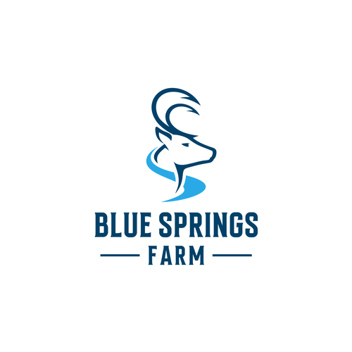 Logo for our Der hunting and bass fishing recreational farm Design by Susmetoff