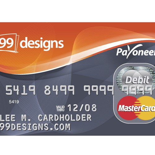 Prepaid 99designs MasterCard® (powered by Payoneer) デザイン by ulahts