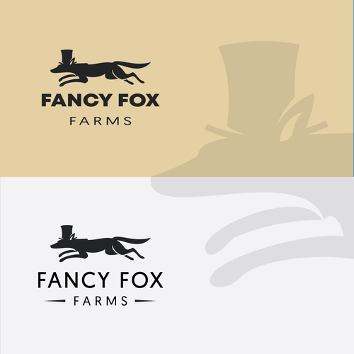 The fancy fox who runs around our farm wants to be our new logo! デザイン by Estween™