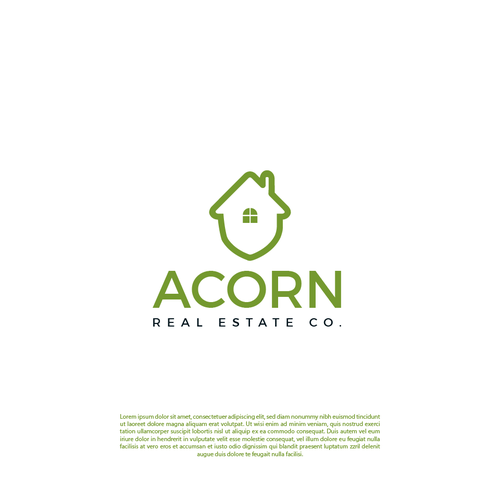 Design a logo for Acorn Real Estate Co. Logo design contest