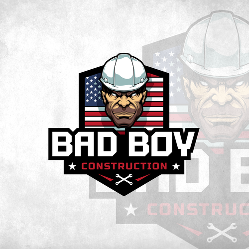 Bad Boy Logo for branding and apparel Design by GraphicRogue