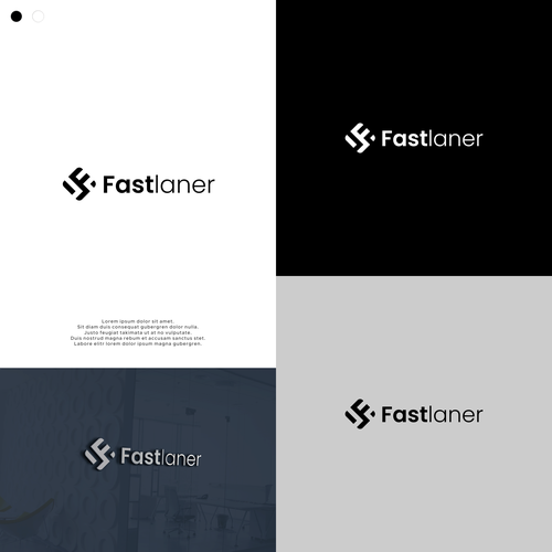 Logo + Brand for Fastlaner™ Design by B_Chip Agency