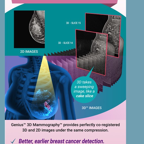 3-D Mammogram Image/Diagram Contest Design by thelembique
