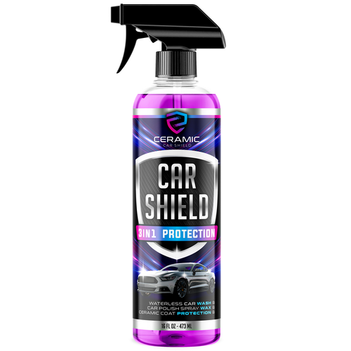 Ceramic Car Shield needs a design for its Wash, Wax, and Protect. Design by ZAKIGRAPH ®