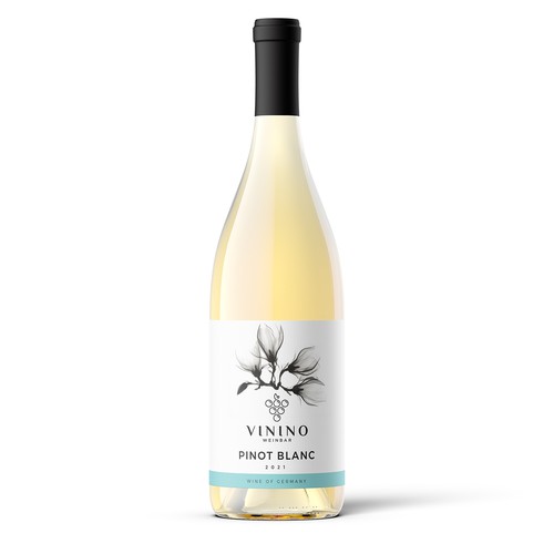 Modern label design for a house wine in a wine bar called VININO Design by Shark1@