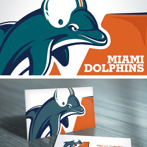 99designs community contest: Help the Miami Dolphins NFL team re-design its logo! Ontwerp door Jessica Bg