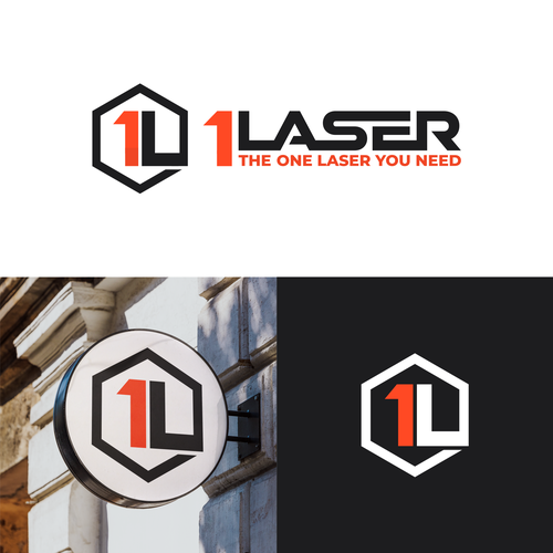 Please design the best logo for consumer laser industry for "1 Laser" Design by canda