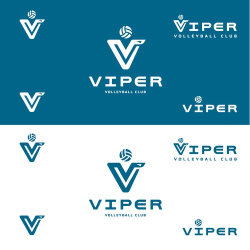 Design Club Volleyball logo - Viper volleyball por Simon_says