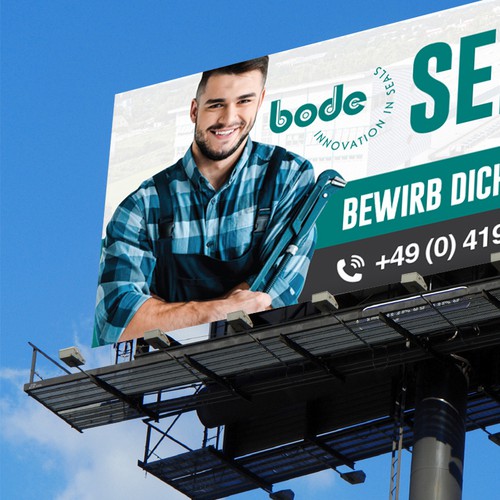 Design vincitore del contest "Wir brauchen ein prägnantes Designe zur Mitarbeitergewinnung" realizzato da Poster