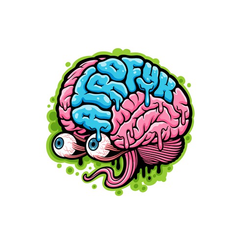 Diseño de Help me melt brains with a logo representing my internet persona de SPECULATOR