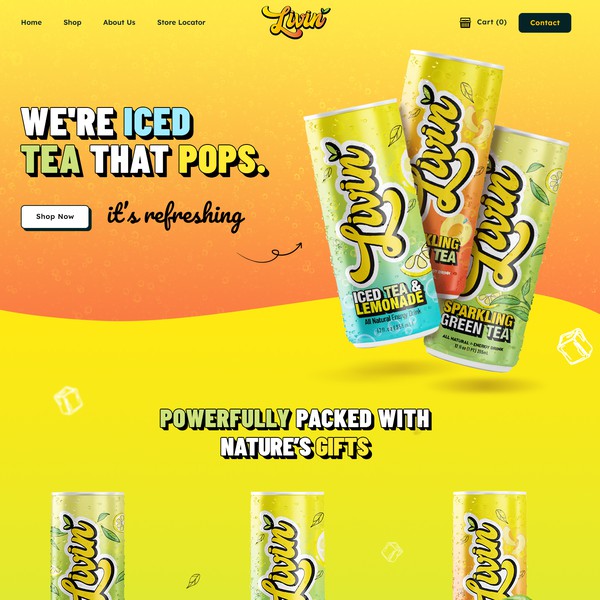 Ice Tea Shopify Website