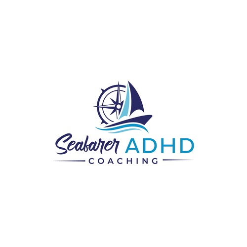 Abstract sailboat logo to evoke navigation and adventure Design by souart