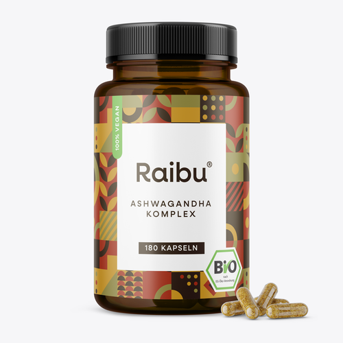 Create a Premium Supplement Jar Label for Natural Supplement Brand! Design by athenabelle