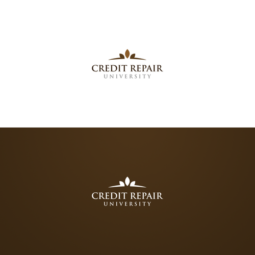 Logo for an Unaccredited Online Credit Repair University Diseño de Paul W
