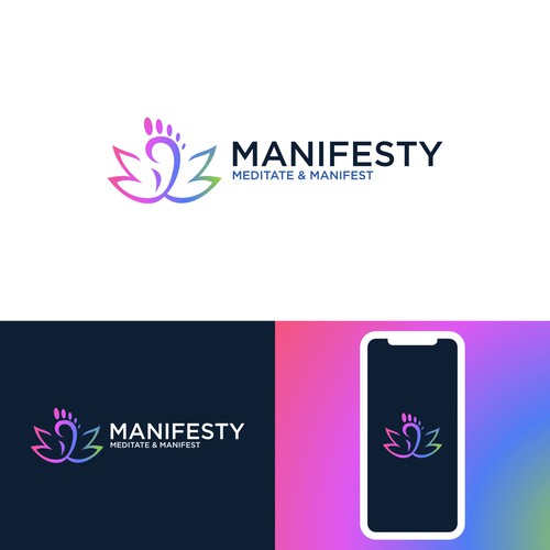 icon & logo for meditation & manifesting app Design by clarut