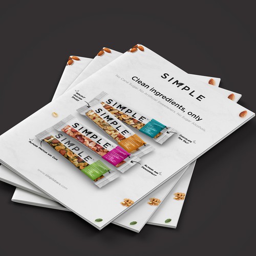 SIMPLE - Sell sheet Design by Alphabet ♥