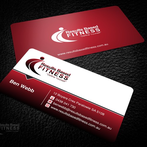 Results Based Fitness needs a new stationery Design by Brand War