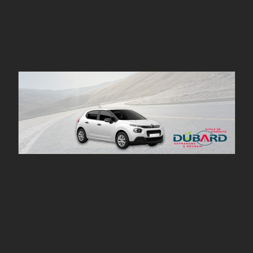 Création d’une image de couverture Facebook pour notre auto-école
