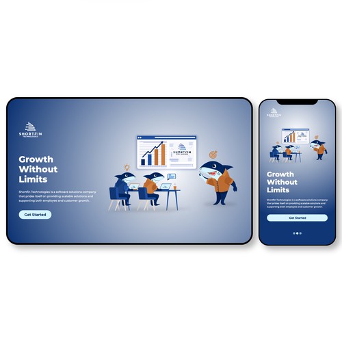 We need website illustrations for our software solutions company Design by Loominarius Ars