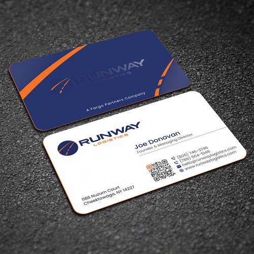 Design di Runway Logistics Business Card di Ellestudio™