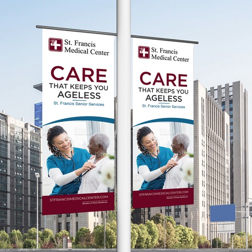 Design a banner that attracts older adults & families to use our specialized senior care & services Design by Sketch Media™