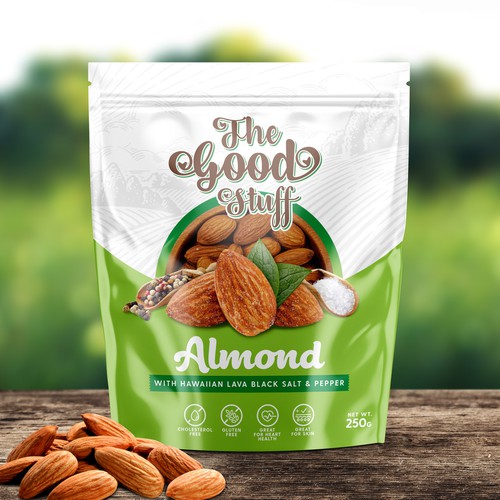 Design a standout packaging for a Nuts & Seeds Standee Pouch Ontwerp door Advant7