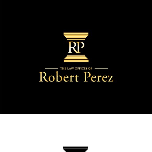 Logo for the Law Offices of Robert Perez Réalisé par Taurin