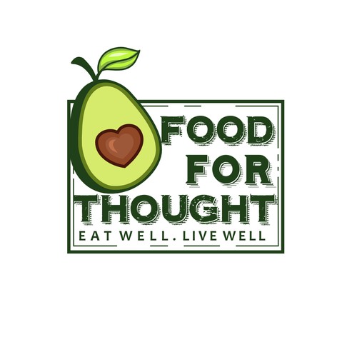 Fresh, Playful Island-Inspired Logo for Food For Thought – Organic Café & Market in the Florida Keys Design by nindadian