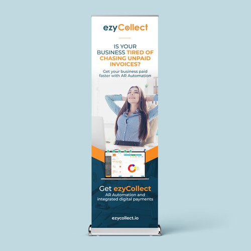 B2B Saas Pull Up Banner for Trade Show Design von magnificent 7&co