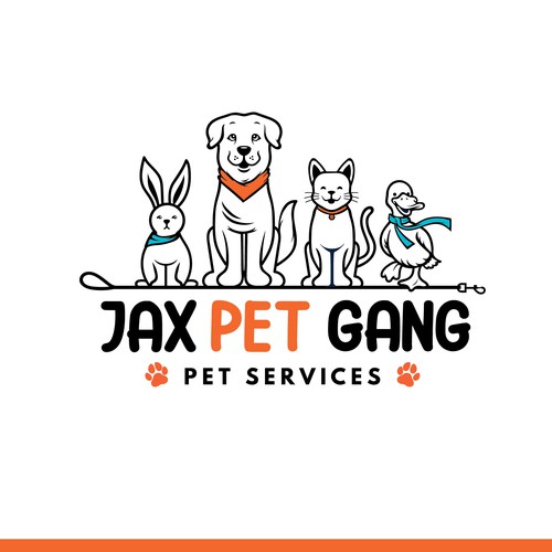 Super creative and fun logo design for pet sitting/dog walking business!! Réalisé par Just katykevan