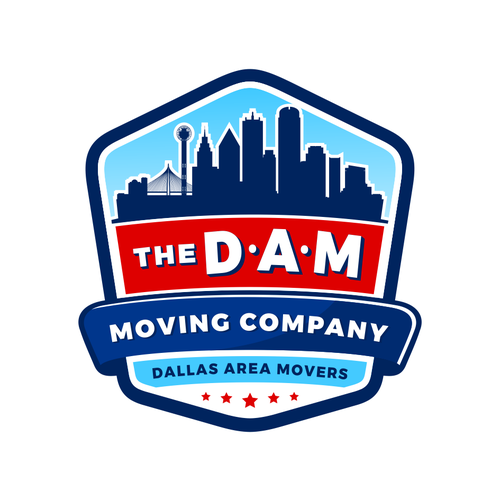 Diseño de Design a fun, high-quality logo for The DAM Moving Company de Gloxee