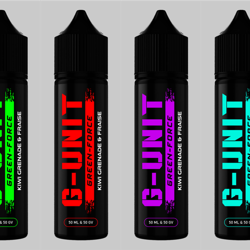 G-UNIT Eliquid need his new label Design by azabumlirhaz