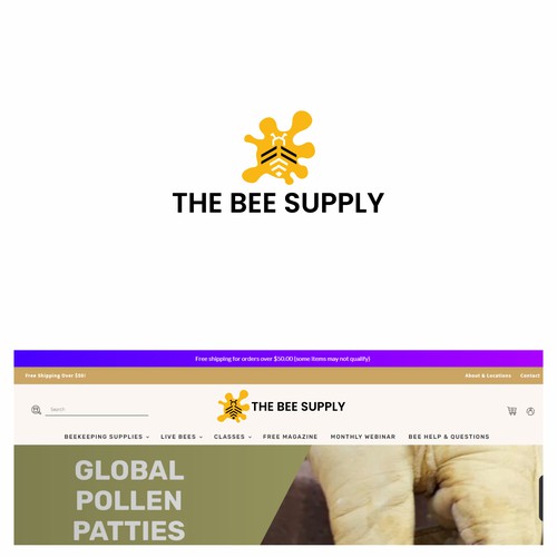 New Texas Bee Supply Logo Design réalisé par Linthing Dhewe