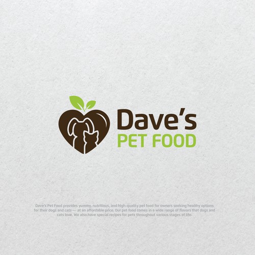 Logo for family owned pet food company Design by gaendaya