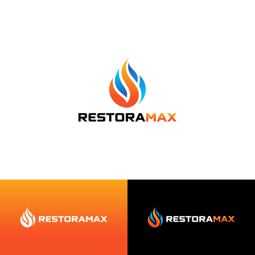 Restoration Company Branding. Design by Aleta21
