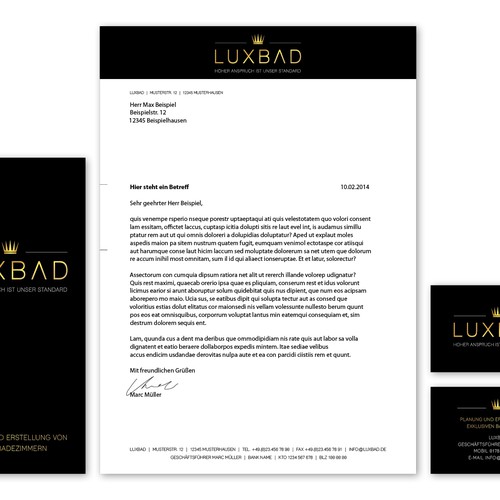 Logo & business card contest entry by Schmutzfuss