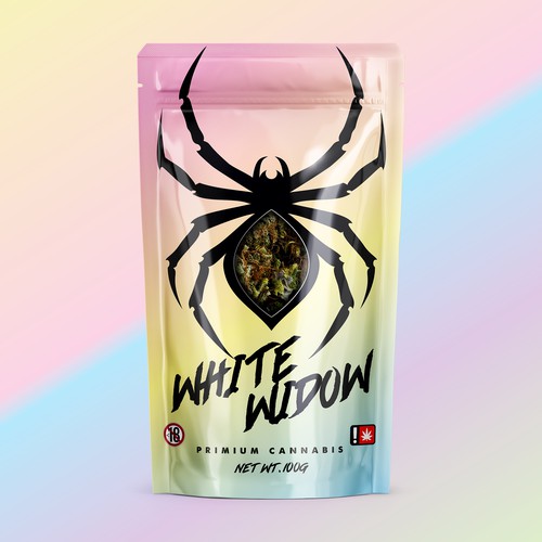 White Widow Weed Doypack Design by Manthanshah