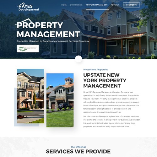 **Upgrade** existing website.  Tons of High Res existing imagery! Design by Jasmin_A (AMPLE)