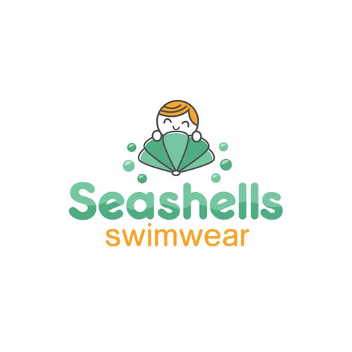 Swimwear logo to appeal to children and their parents Design by Innichka