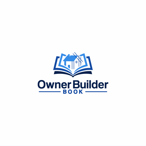 The New Owner Builder Book Logo Design by boriman05