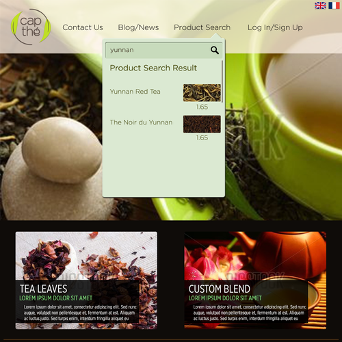 Proposta di design per un contest della categoria Design di sito web realizzata da muchanis