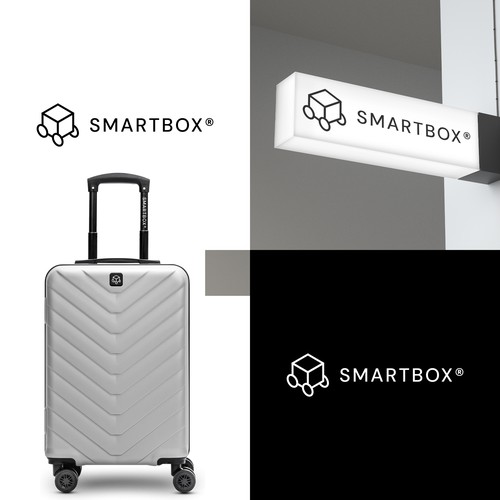 logo design for luggage brand (smartbox / SMARTBOX) Design by amanma