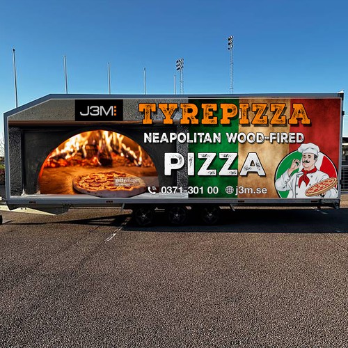 PIZZA trailer - be creative! Design by LY RA