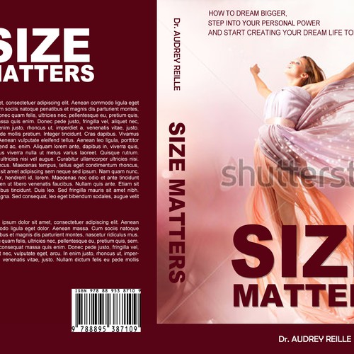 Design an Inspiring Book Cover for "Size Matters" on Dreaming Big! Design by VaMeDe