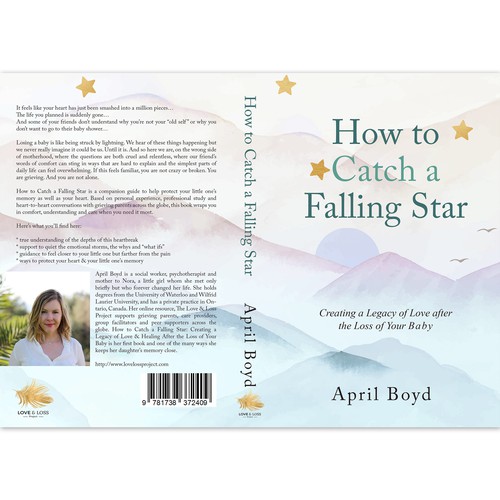 Design a book cover for "How to Catch a Falling Star" Design by Aleaca