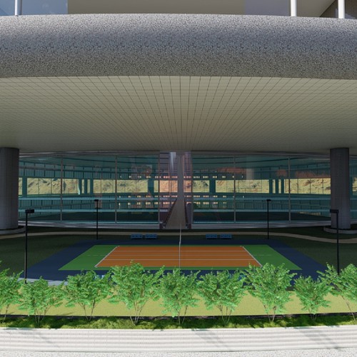 3-D rendering of an arcology Design by Hamed.1