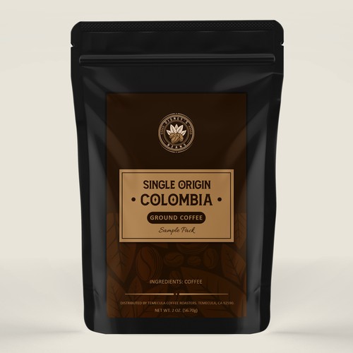 Disney's Beans First custom ground coffee product label Design réalisé par Radmilica