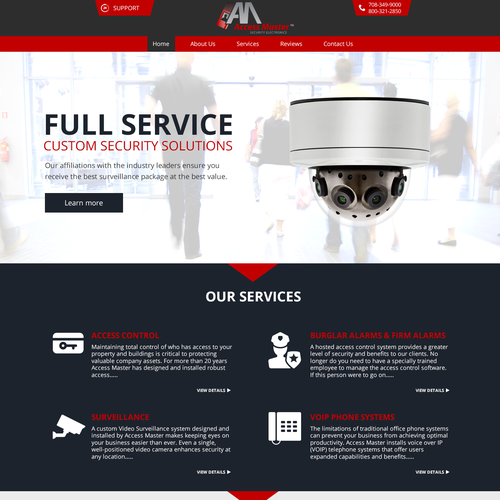 Landing Page - Access Master Design by STREN(UA)