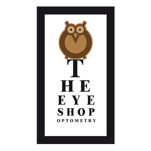 A Nerdy Vintage Owl Needed for a Boutique Optometry Diseño de trickycat