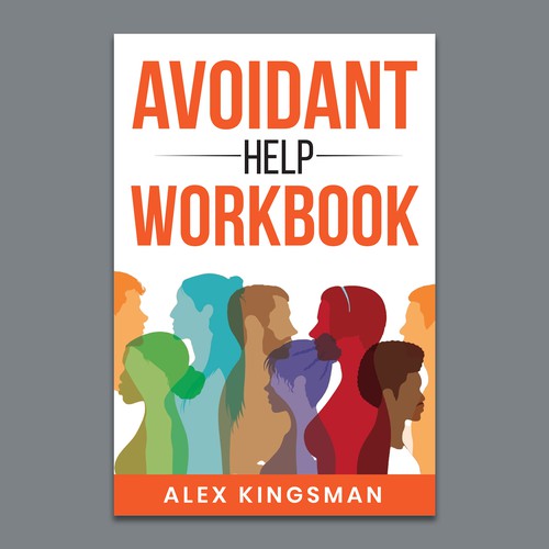 Workbook book cover on Avoidant Attachment Style Design by Unboxing Studio